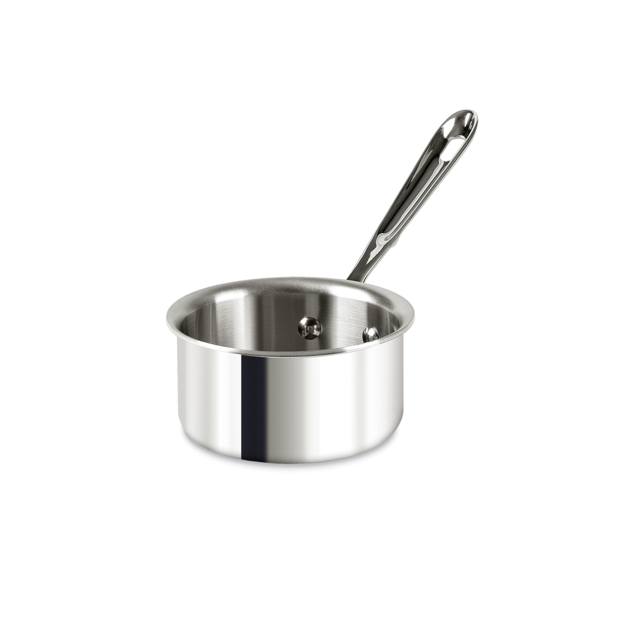 All-Clad D3® Stainless Steel 0.5 Quart Butter Warmer Saucepan- Made in the USA- The Original Bonded Professional Cookware- Oven Safe & Induction Compatible