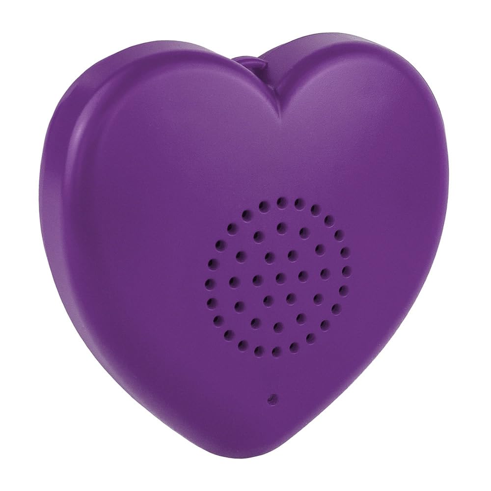 Talking Products, Voice Recordable Talking Heart Sound Module and MP3 Player, 8MB. Create your own Personalised Memory Bear, Plush Toy or Baby Heartbeat Keepsake (Purple)