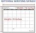 EDUPET Magnetic Dry Erase Board Calendar by Renook - Monthly & Weekly - Refrigerator or Wall - Featuring PVC StainStop Technology - Stay Organized! No Ghosting or Peeling!