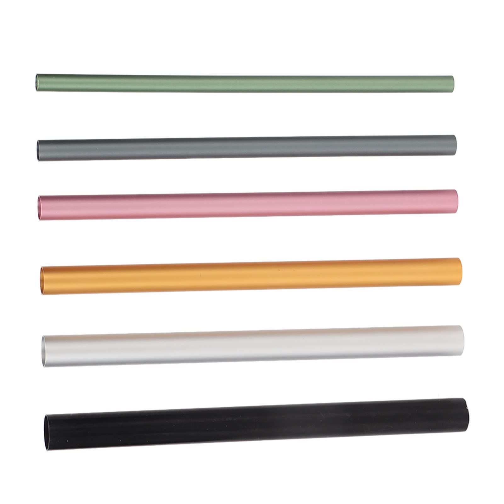 Acrylic Nail C Curve Shaping Stick, 5PCS Aluminum UV Gel Nail Tip Form Rod for Extension Manicure Tools