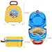 Portable Travel Potty Seat for Boys and Girls Safety's BeCute Potty Perfect for Camping Car Travel Suitable for under 2 years(Yellow)