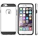 iPhone 6s Plus Case, i-Blason Unity [Dual Layer] Apple iPhone 6 Plus Case 5.5 Inch Cover [Ultra Slim] Armored Hybrid TPU Cover / Hard Outter Shell (White)