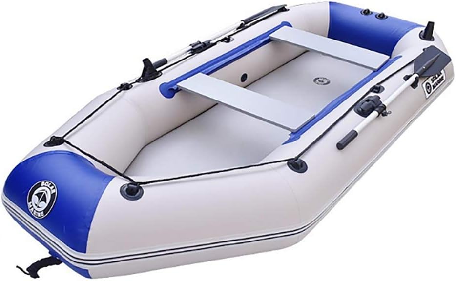 Inflatable kayak Kayak Fishing Boat, 2-Person Set with Aluminum Oars and High Output Air Pump 175 x 102 cm