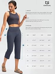 G Gradual Capri Pants for Women High Waist Workout