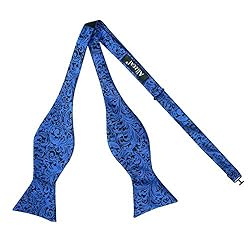Alizeal Men's Adjustable Length Self Tied Bow Ties