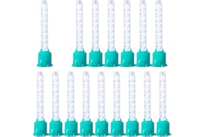 THINKPRICE 50 Pcs Dental Mixing Tips Impression, 1:1 Ratio, Green, 68mm