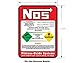 Dracary NOS Replacement 10LB Nitrous Bottle Label Sticker Decal 1PCS