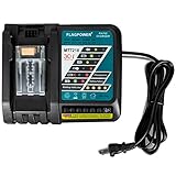 FLAGPOWER DC18RC Battery Charger for All Makita 7.2V-18V Lithium Battery BL1430 BL1830 BL1840 BL1850 BL1815 BL1440 US Plug Fast Charger