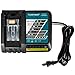FLAGPOWER DC18RC Lithium-Ion Battery Charger for Makita 14.4V-18V Li-Ion Battery BL1830 BL1815 BL1840 150W High-Power Cooling Fan Inside
