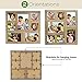 EXCELLO GLOBAL PRODUCTS Rustic Distressed Wood Collage Picture Frames: Holds 7 Multiple Size Photos - EGP-HD-0013