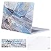 MOSISO Compatible with MacBook Pro 13 inch Case 2019 2018 2017 2016 Release A2159 A1989 A1706 A1708, Plastic Pattern Hard Shell Case & Keyboard Cover Skin & Screen Protector, Abstract Scrawl
