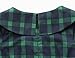 MUXXN Women's 1940s Bodycon Slim Midi OL Work Dress (Green Plaid L)