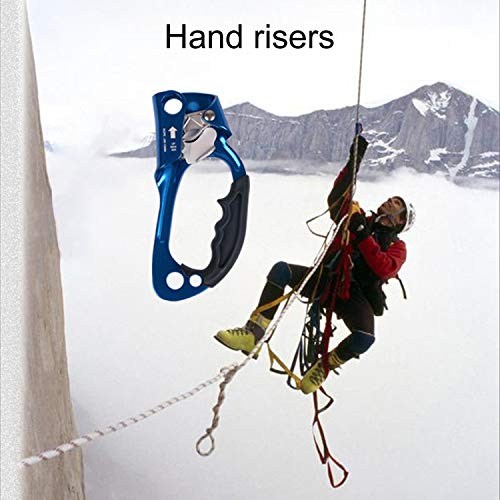 Yaesport Climbing Right Hand Ascender Rock Climbing Tree Arborist Rappelling Gear Equipment Rope Clamp for 8~12MM Rope - Thumbnail 2
