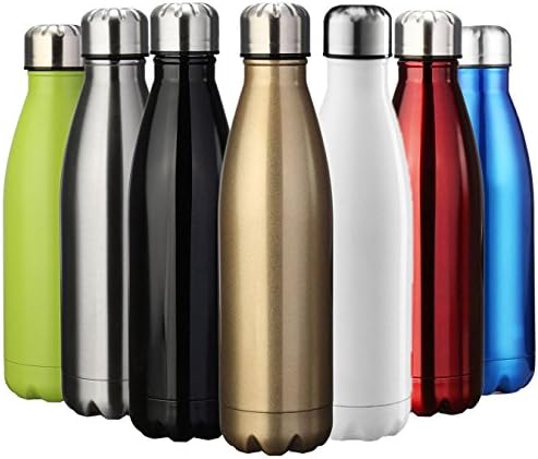 EVIICC Water &amp; Drinks Bottle Sports Insulated Stainless Steel Vacuum Flask Double-walled for Outdoor Hiking Running Cycling Camping - 350ml &amp; 500ml &amp; 750ml &amp; 1000ml
