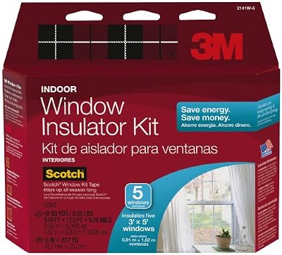 3M Indoor Window Insulator Kit, 62" x 210"