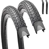 2 Pack 26" x 2.125" Inch Replacement Bike Tire