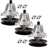 8TEN Deck Spindle for Cub Cadet MTD Columbia Troy Bilt 50 Inch Deck XT1-LT50 XT2-LX50 TB2350 618-06981 918-06981 3 Pack