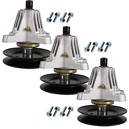 8TEN Deck Spindle for Cub Cadet MTD Columbia Troy Bilt 50 Inch Deck XT1-LT50 XT2-LX50 TB2350 618-06981 918-06981 3 Pack