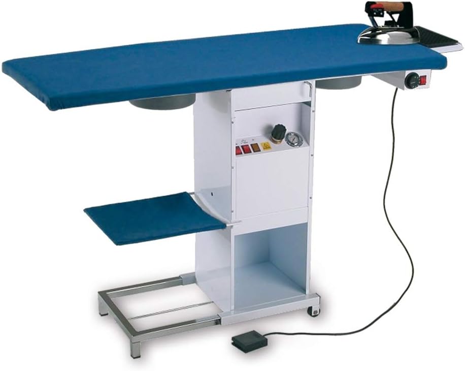 EOLO Table à Repasser Professionnelle Rectangulaire Fer avec Pare