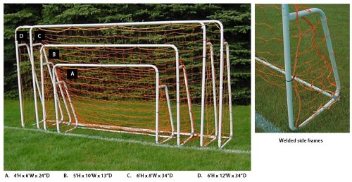 絶対一番安い ポートショート両面サッカーネット交換用ネット 6フィートx 12 Ft B003wx43nc 年最新海外 Kallik Is