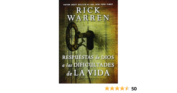 Respuestas De Dios A Las Dificultades De La Vida Living With Purpose Paperback Spanish Edition Warren Rick 9781418598990 Amazon Com Books