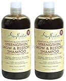 Shea Moisture Jamaican Black Strengthen Grow and Restore Shampoo (2-pack)