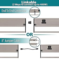 NSL LED Under Cabinet Lighting Dimmable Hardwired