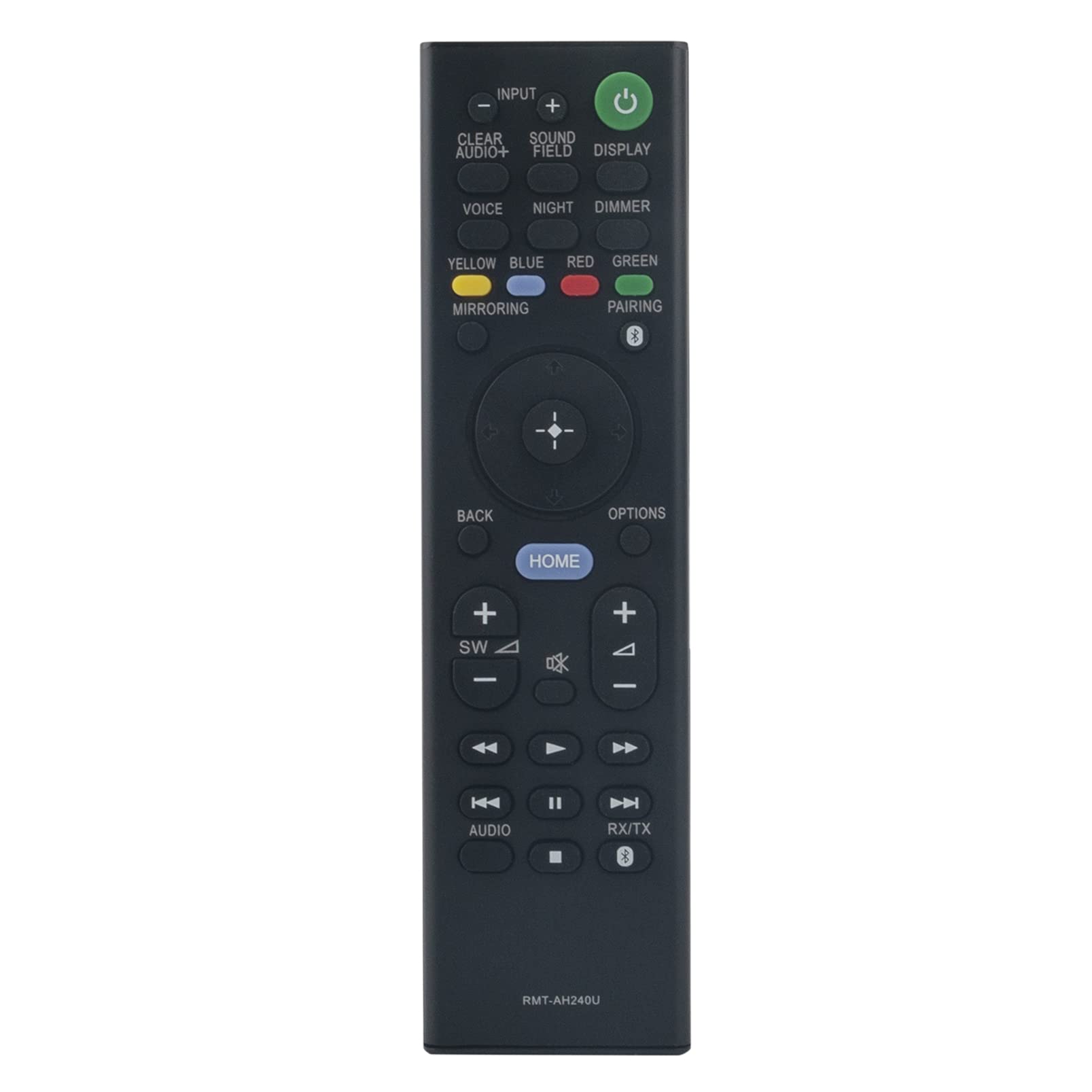 ALLIMITY RMT-AH240U Remote Control Replace fit for Sony Soundbar AV System HT-CT790 HT-NT5 HT-XT2 SA-CT790 HTCT790 HTNT5 HTXT2 SACT790 RMTAH240U