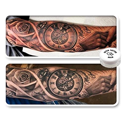 Tattoo Care Ointment,Natural & Vegan Tattoo Aftercare Balm,Botanical Ink Salve,Tattoo Repair cream - Soothes Skin,Promotes Healing, Protects, Moisturizes, Reduces Redness (3pcs)