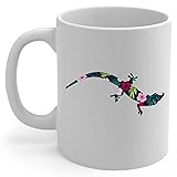 Lovesout Colorful Gold Dust Day Gecko Silhouette