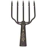 B'n'M 6PK Frog and Fish Spear, Steel Finish