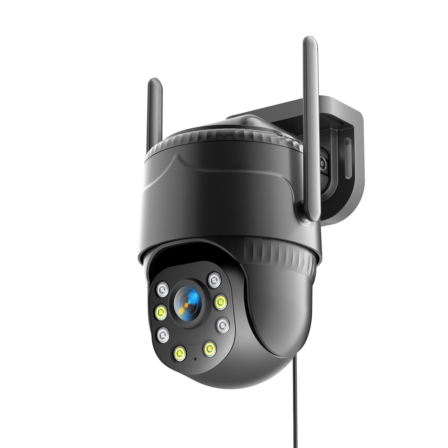 Photo 1 of 4G LTE Cellular Security Camera No WiFi Needed for Outdoor Indoor Use, Plug-in Powered, Pan-Tilt Dome with Motion Alerts, Two-Way Audio, Color Night Vision, Unlimited Data Plan with Built-in SIM Card