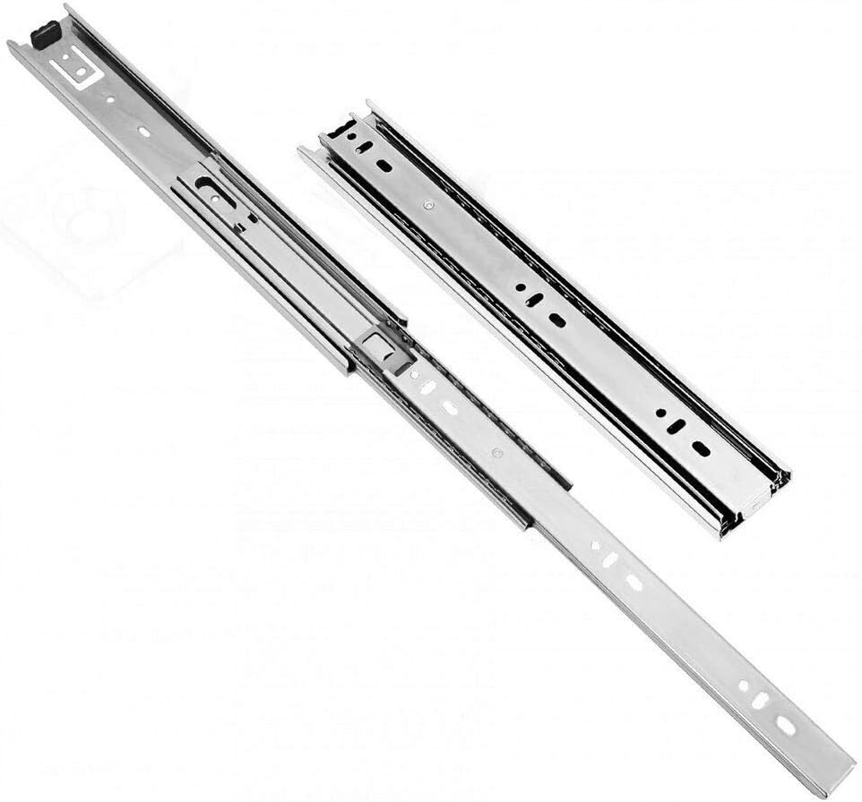 FurnicaBall Bearing Drawer Runners/Slides H45mm (600mm)