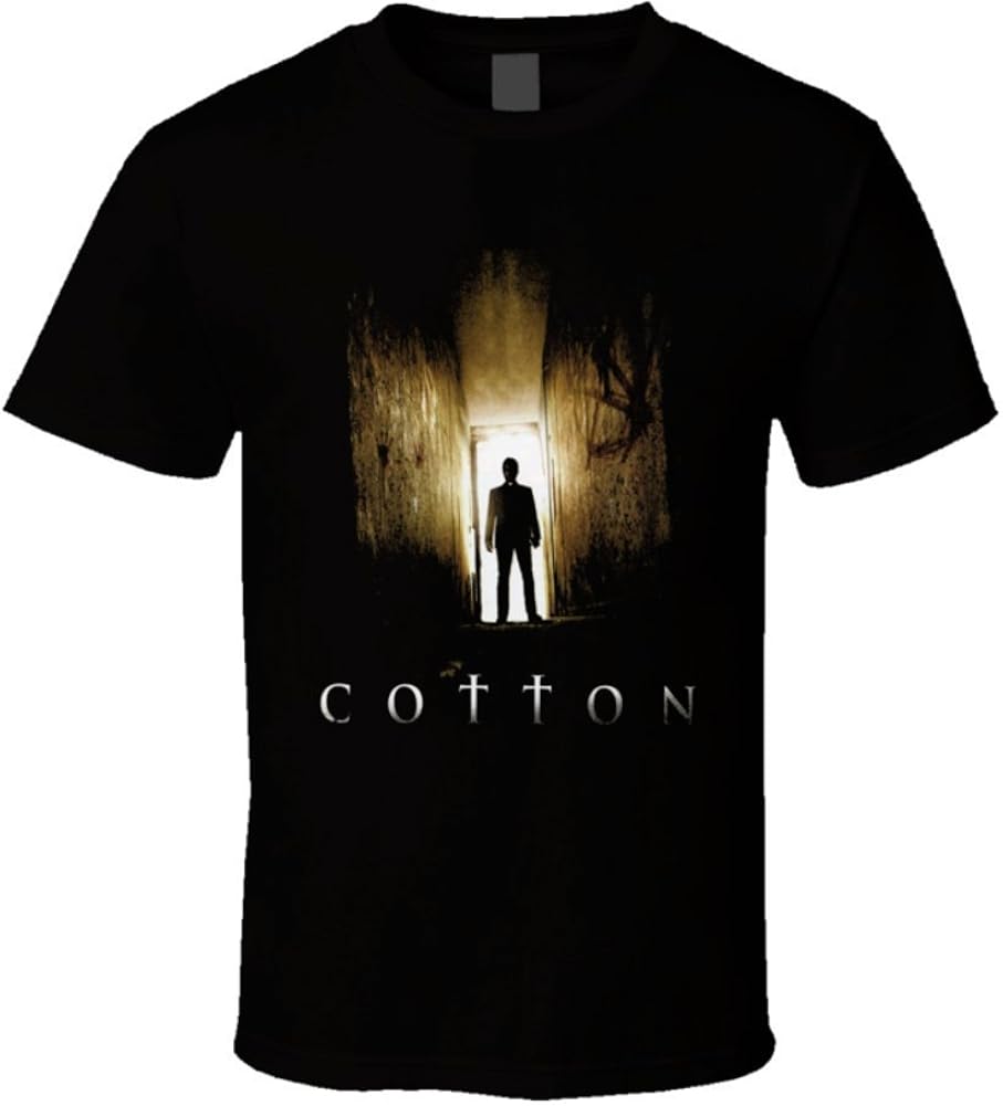 Cotton Horror Movie T Shirt L Black