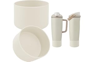 BKBY 2PCS Silicone Boot Compatible with Owala 30oz & 40oz FreeSip Sway Bottles & Tumblers, Protective Anti-Slip Bottom Cover Sleeve for Freesip Sway Tumbler