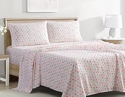 Beatrice Home Fashions Coastal Print Microfiber