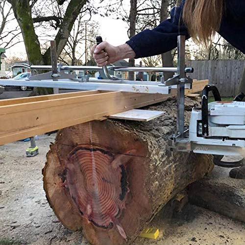 SurmountWay Portable Chainsaw Mill Planking Milling from 14" to 36" Guide Bar Wood Lumber