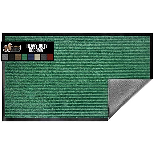 Gorilla Grip Original Low Profile Rubber Door Mat, 47x35, Heavy Duty