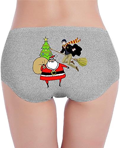Cas Women Mini Micro Sexy Harry Potter Christmas Low-Waist Briefs M Ash
