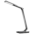 TaoTronics Stylish Metal LED Desk Lamp, Office Light with USB Charging Port, 5 Color Modes, 6 Brightness Levels, Touch Control, Timer, Night light, Official Member of Philips EnabLED Licensing Program