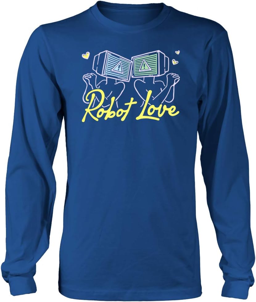 Robot Love #380 - Adult Men's Long Sleeve T-Shirt