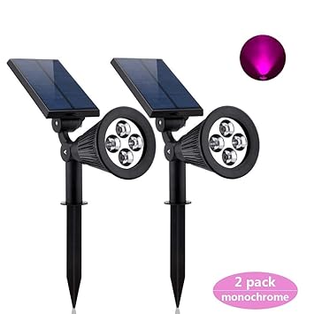 Luz De JardíN De 7 Colores Luz De InundacióN Led BateríA De Luz ...