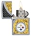 Zippo NFL Pittsburgh Steelers Street Chrome Pocket Lighter