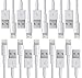 10-Pack Wholesale Lot of RocketBus Replacement Cable USB 5-Pin Charger Cords for iPhone Five 5 5s Six 6 6 Plus 6s