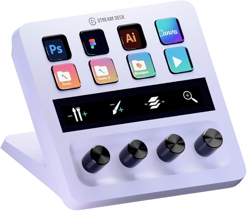 Stream Deck + White – Console de mixage