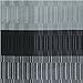 SHACOS Woven Vinyl Table Runner 12 x 54 inch PVC Runner for Dining Table Coffee Table Counter Wipe Clean Indoor Outdoor, Ombre Black and Gray