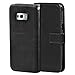 Doormoon Samsung Galaxy S8 Case Wallet, PU Leather [Wrist Strap] Flip Folio [Kickstand Feature] Detachable Cover with Card Slots Cash Pocket Magnetic Closure Case for Samsung Galaxy S8, Black