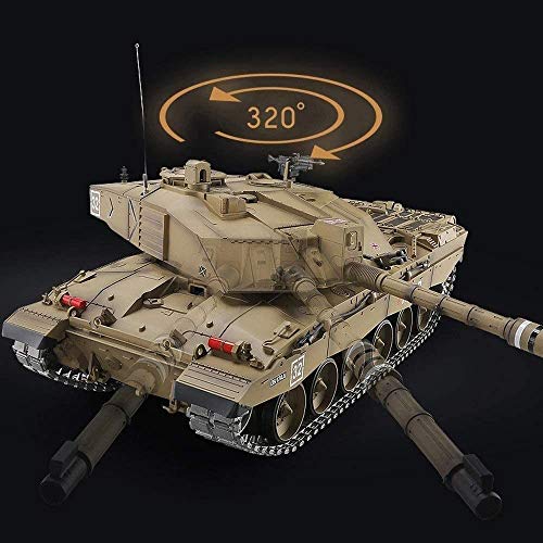 Moerc Super große 72cm RC Panzer 01.16 Semi-Legierung Militär Modell Multifunktions-Metall-Emission Spur Erwachsener… – Bild 4