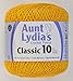 Coats Crochet - 154.0421 Classic Crochet Thread, 1 Pack, Goldenrod
