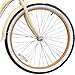 sixthreezero Women’s 3-Speed Beach Cruiser Bicycle, Scholar Cream w/Brown Seat/Grips, 26″ Wheels/17 Framethumb 3